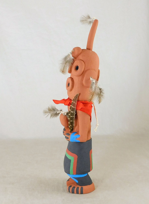 Traditional Hopi Koyemsi Kachina Kevin Chavarria