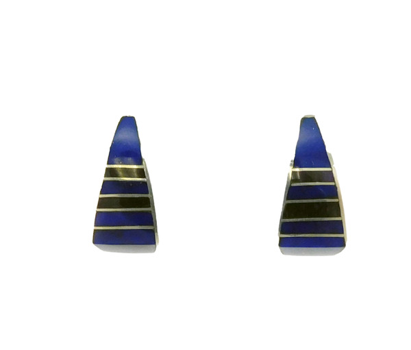 Lapis Silver Earrings by Andy Lee Kirk