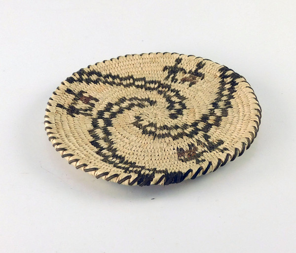 Miniature Tohono O'odham Indian Basket Friendship Design