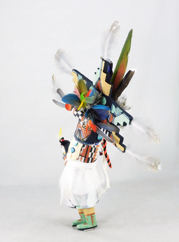 Traditional Hopi Salako Taka and Ha Hai Wuhti Kachinas by Poley
