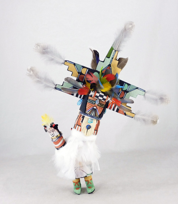 Traditional Hopi Salako Taka and Ha Hai Wuhti Kachinas by Poley