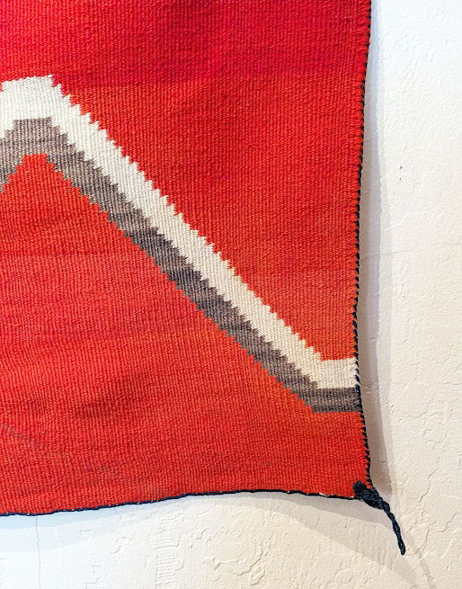 Classic Dine' Serape With Indigo