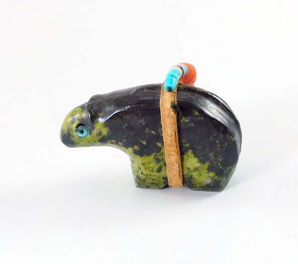 Zuni Serpentine Carved Medicine Bear