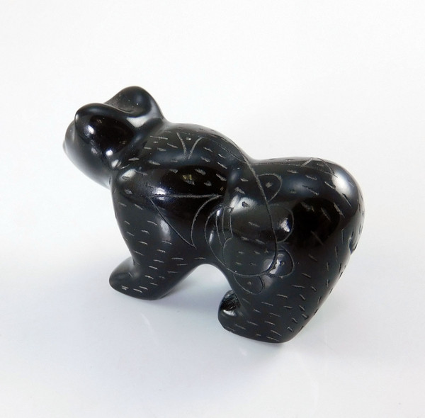 Zuni Carved Black Bear