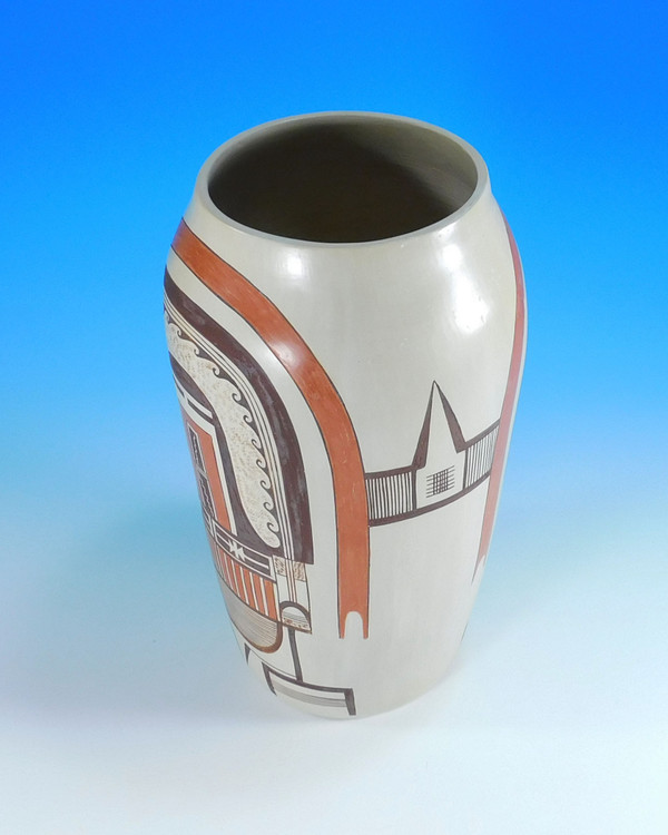 Tall Cylinder Hopi Pottery Jean Sahme