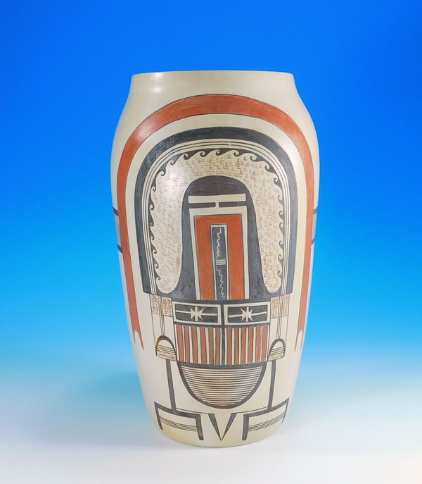Tall Cylinder Hopi Pottery Jean Sahme