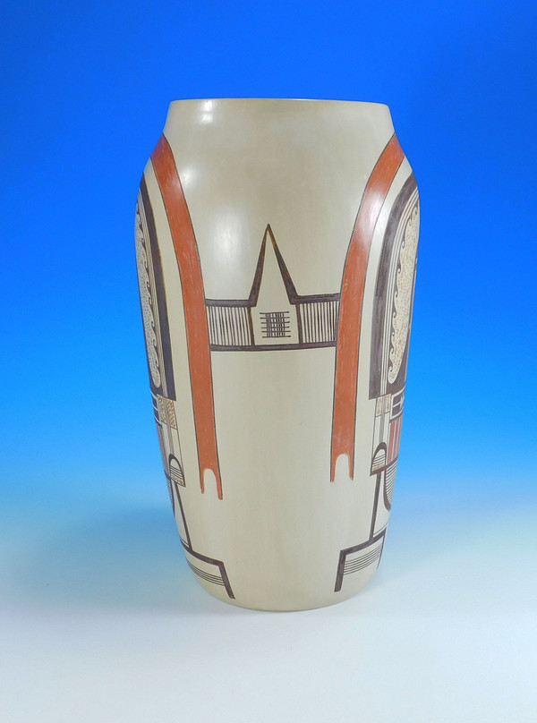 Tall Cylinder Hopi Pottery Jean Sahme