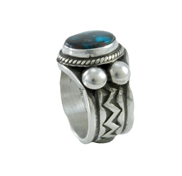 Sunshine Reeves Bisbee Turquoise Silver Ring