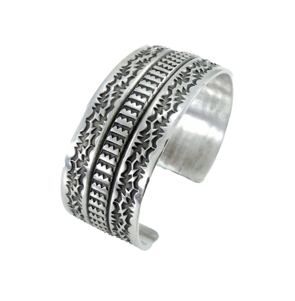 Silver Cuff Bracelet by Sunshine Reeves