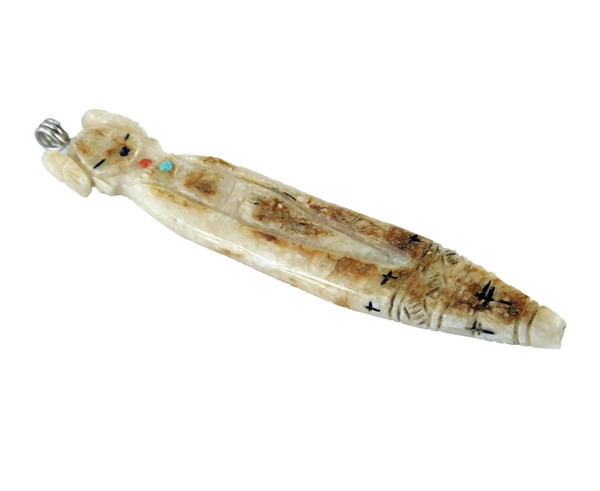 Zuni Corn Maiden Pendant by Faylene Cachini