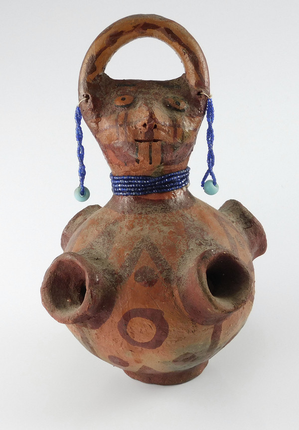 Antique Mohave Pottery Effigy Jar