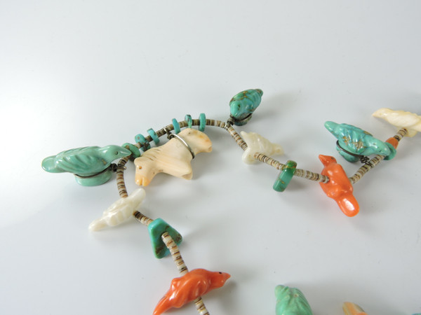 Leekya Deyusee Two Strand Zuni Fetish Necklace