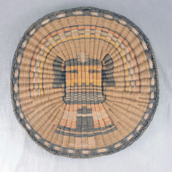 Third Mesa Hopi Wicker Tray Kachina Maiden