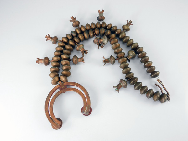 Massive Copper Squash Blossom Necklace