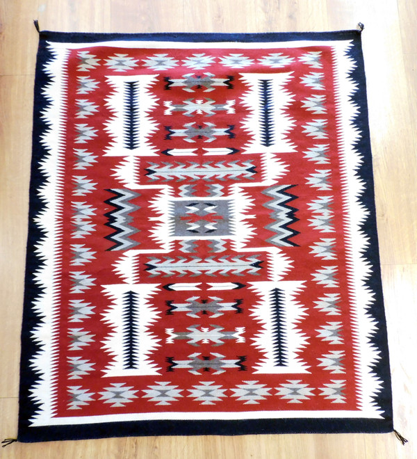 Contemporary Dine' Storm Pattern Rug