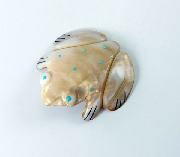 Zuni Frog Fetish by Georgette Quam