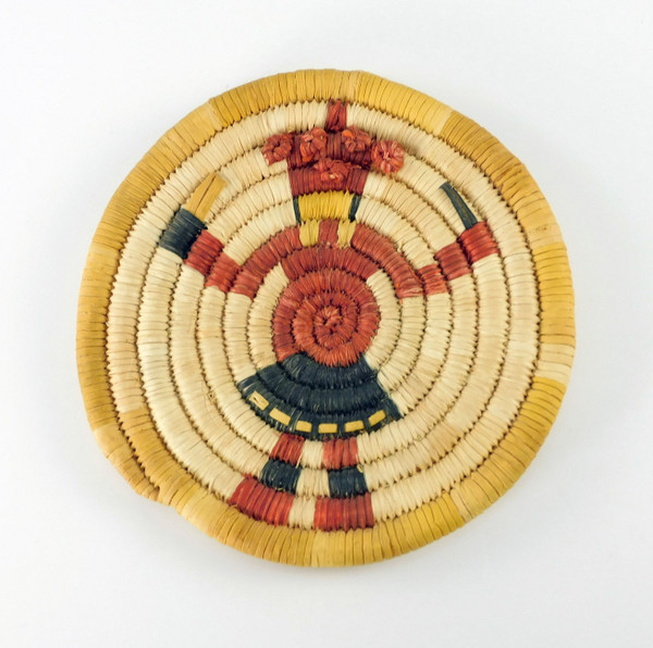 Hopi Coil Small Mudhead Plaque by Annabelle Nequatewa