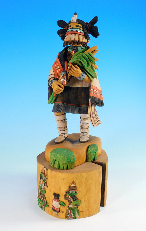 Hopi Kachina Girl Sculpture by Armand Fritz