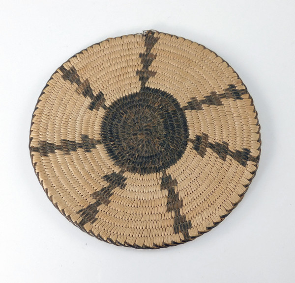 Antique Miniature Pima Indian Willow  Basket Tray