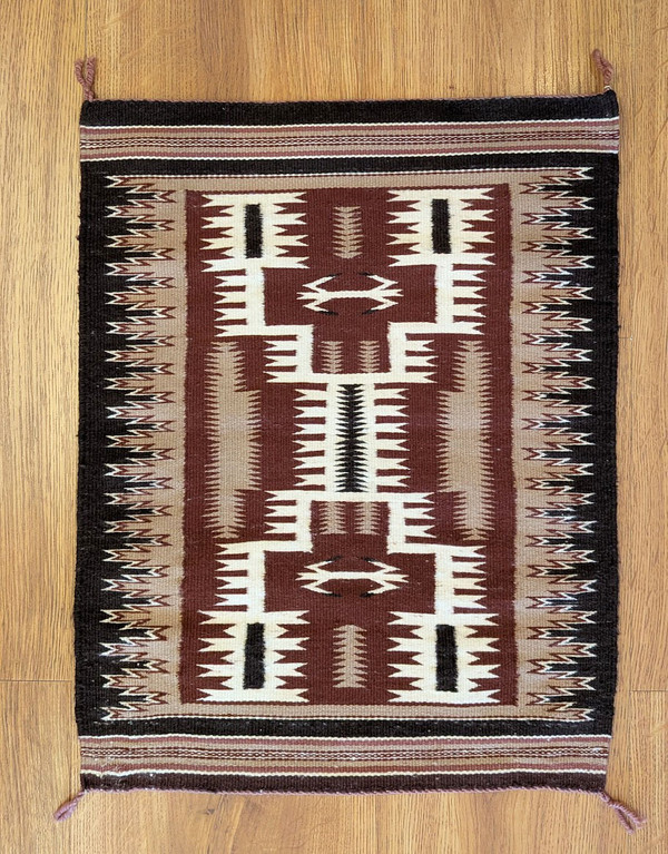 Storm Pattern Dine' Textile by Darlene Yazzie