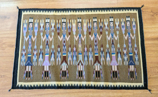 Lorraine James Dine' Yei Rug Tapestry