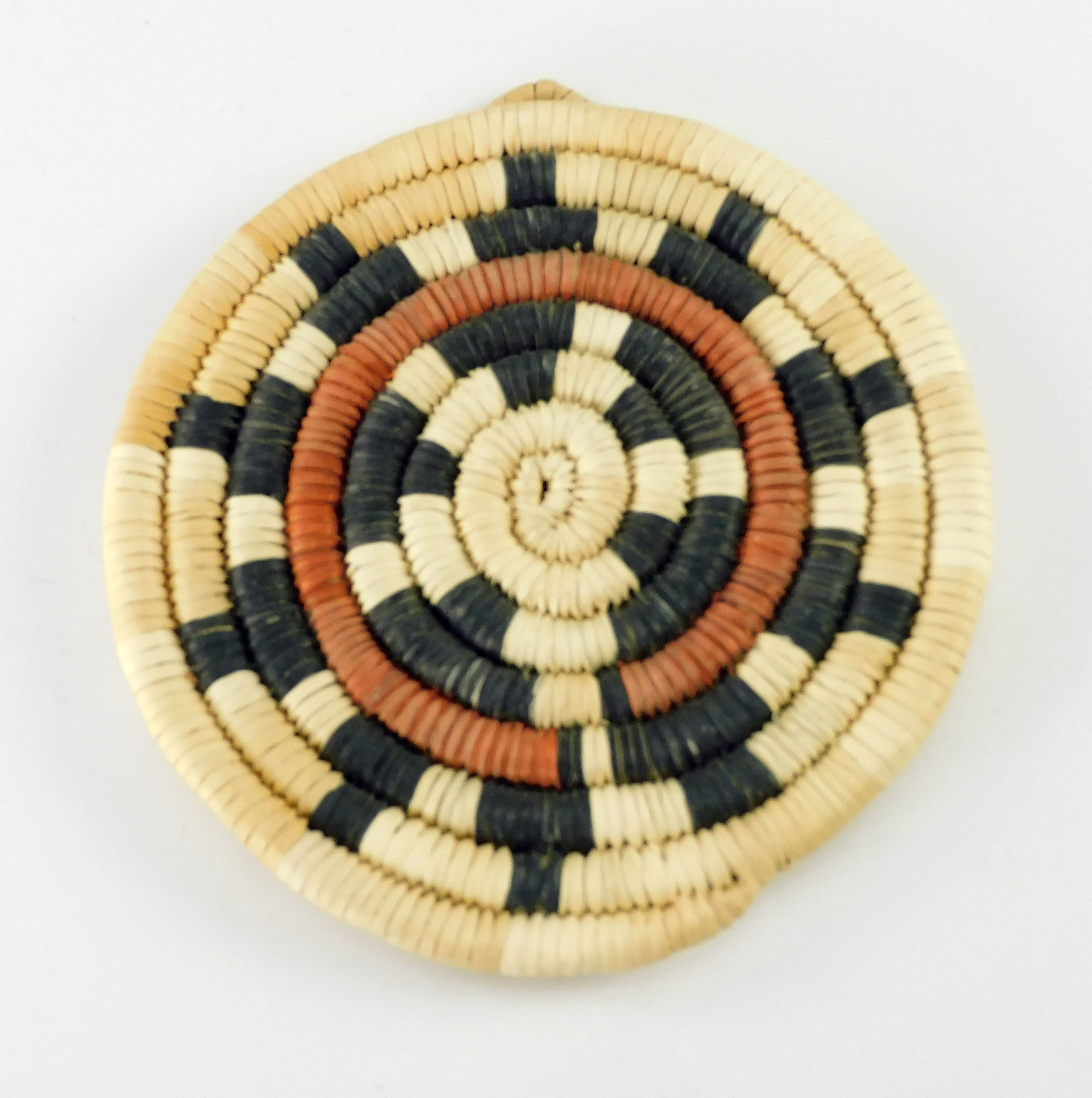 Hopi Coil Small Supai Plaque by Annabelle Nequatewa