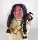 Antique Skookum Doll Mother and Papoose