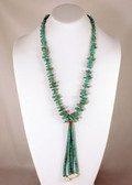 Turquoise Nugget Necklace with Jaclas