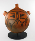 Red Hopi Pottery Canteen by Nampeyo of Hano