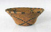 Antique Patwin Indian Basket with Net Design