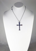 Hand Made Silver Crucifix on Chain 