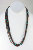 Santo Domingo 10 strand Heishi Necklace