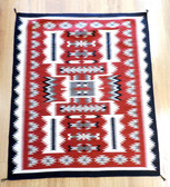 Contemporary Navajo Storm Pattern Rug