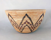 Antique Mono Polychrome Feast Basket