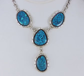 Mary Marie Silver Choker Kingman Turquoise