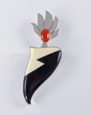 Rita Joe Cordalis Inlay PIn Pendant