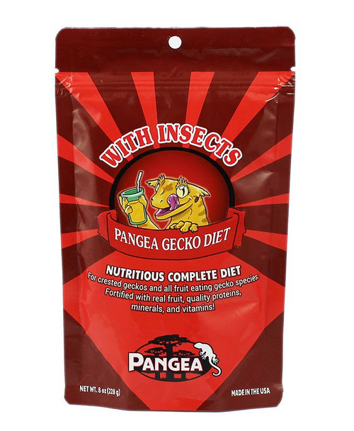 Pangea Gecko Diet Fruit Mix with Insects Complete