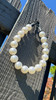 Beaded Dog Collar Slip-on Ivory Pearls Timeless Collection | Dainty Days — view 2
