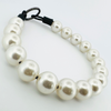 Beaded Dog Collar Slip-on Ivory Pearls Timeless Collection | Dainty Days — view 5