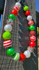 Beaded Dog Collar Slip-on Disco Swirls Christmas Collection | Dainty Days — view 3