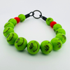 Beaded Dog Collar Slip-on Red Grinch Christmas Collection | Dainty Days — view 4