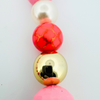 Beaded Dog Collar Slip-on Old Pink English Tradition Collection | Dainty Days — view 3