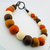 Beaded Dog Collar Slip-on Harvest Dance Matte Harvest Collection | Dainty Days — view 2