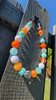 Beaded Dog Collar Slip-on Classic Miami Dolphins Glossy Sports Collection | Dainty Days — view 3