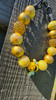 Beaded Dog Collar Slip-on Bumble Bee Sparkle Honey Collection | Dainty Days — view 1