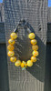 Beaded Dog Collar Slip-on Bumble Bee Sparkle Honey Collection | Dainty Days — view 2