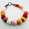 Beaded Dog Collar Slip-on Pink / Peach Nature Collection | Dainty Days — view 1