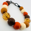 Beaded Dog Collar Slip-on Harvest Ball Glossy Harvest Collection | Dainty Days — view 5