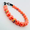 Beaded Dog Collar Slip-on Orange Pumpkin King Halloween Collection | Dainty Days