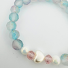 Beaded Bracelet White Heart Valentine's Collection | Dainty Days